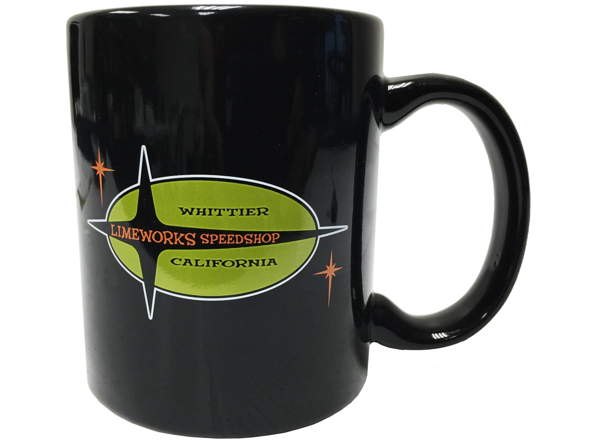 Limeworks Retro Logo Black Coffee Mug