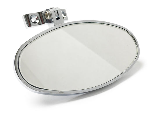 Hot Rod Interior Rear View Oval Mirror