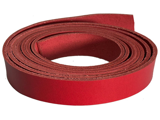 Hood Strap Red Leather (3 Pack)