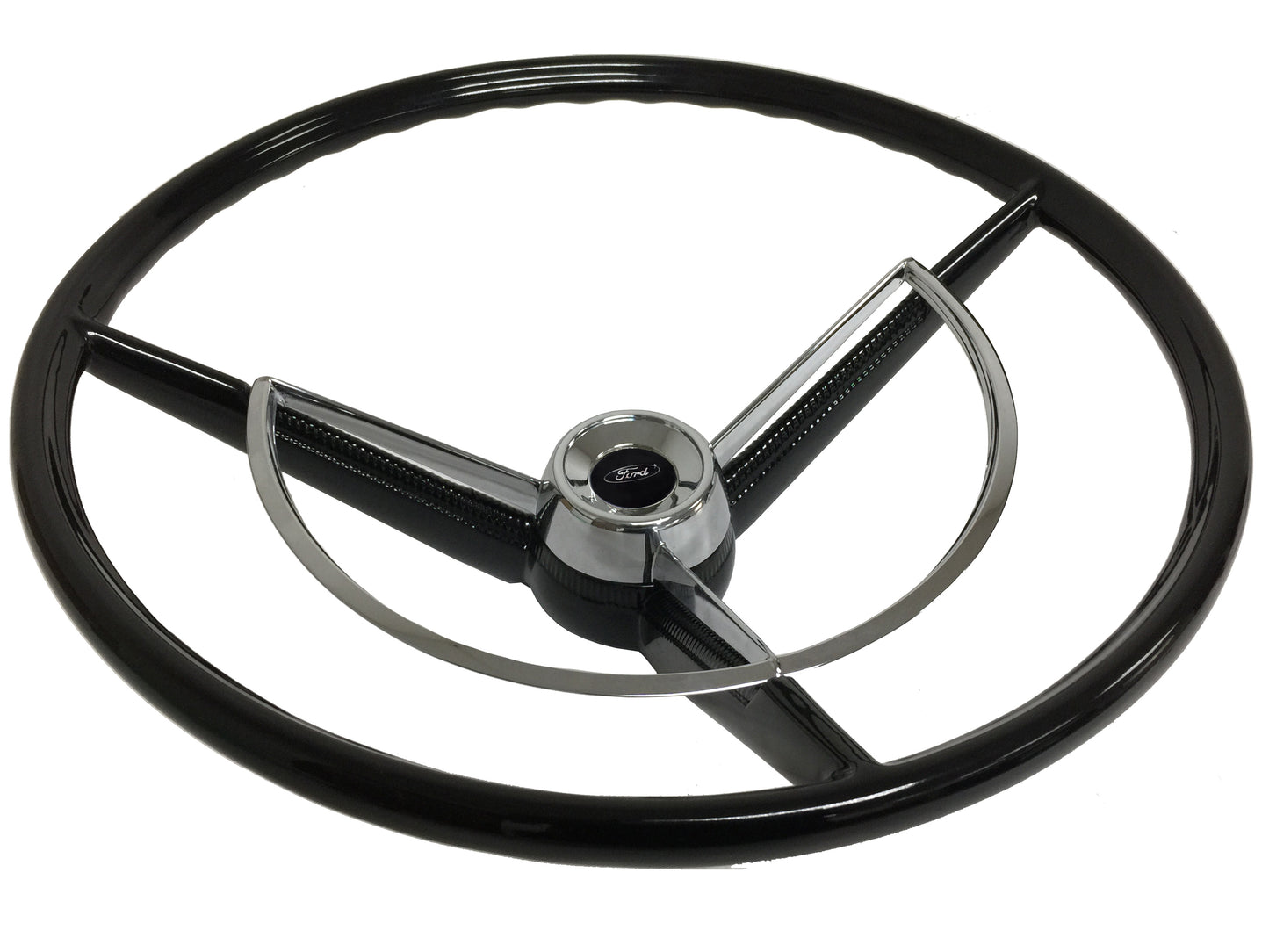 1960-71 Ford Falcon/Truck 17" Reproduction Steering Wheel Kit, Ford Oval Emblem