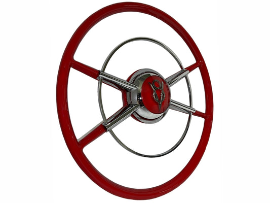 16" Crestliner Red Steering Wheel V8 Kit