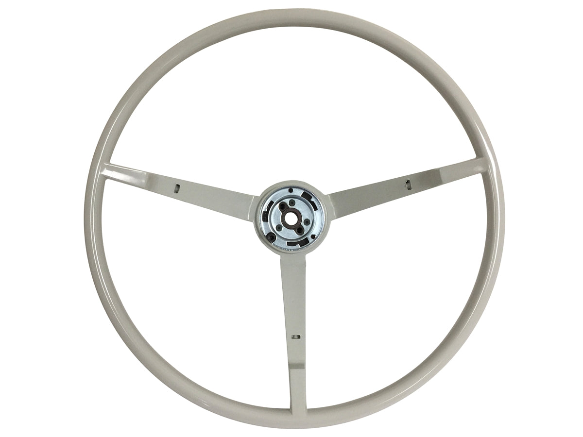 1964 1/2 Ford Mustang White 16" Steering Wheel