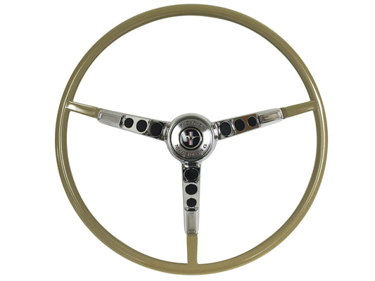 1965-66 Ford Mustang 16" Ivy Gold Steering Wheel Kit