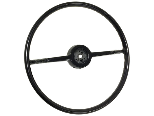 1953-54 Full Size Chevy 18" Reproduction Black Steering Wheel