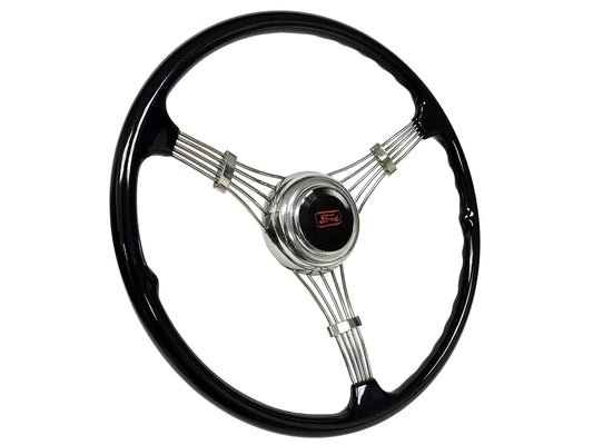 '39 Banjo Steering Wheel Kit with a Ford Script Horn Button