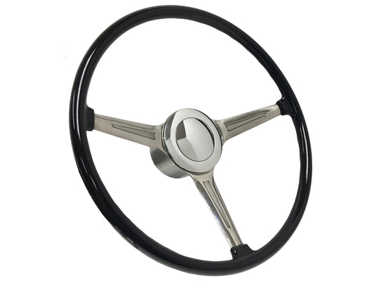 356 Porsche Style S9 Steering Wheel Polished Kit