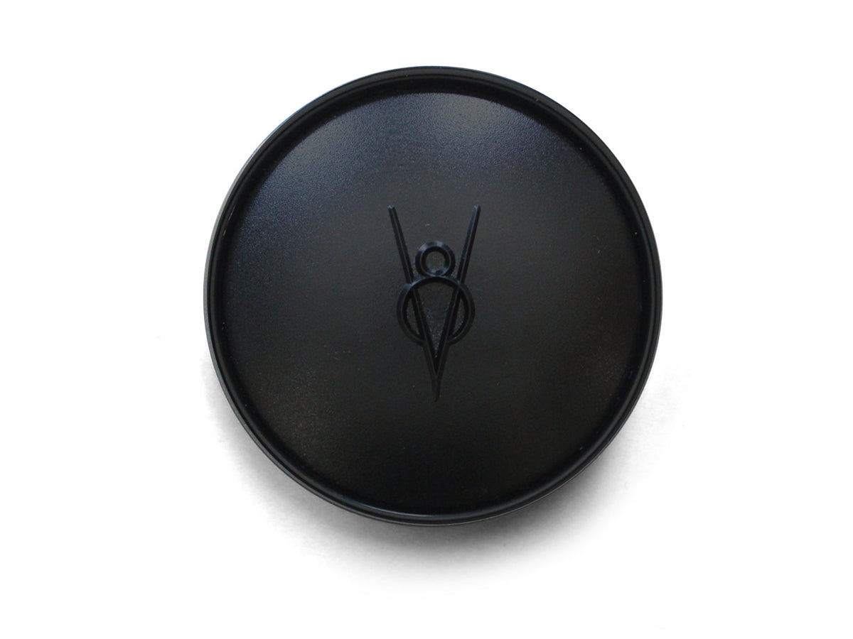 Black Embossed V8 Horn Cap