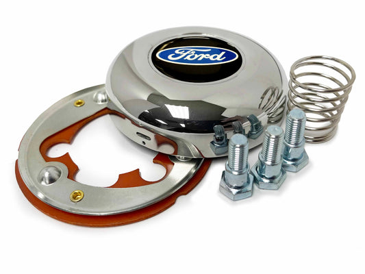 3-Bolt Horn Cap with Ford Blue Oval Gel Emblem