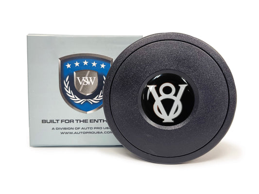 VSW 9-Bolt Horn Button, Hot Rod V8 Gel Emblem