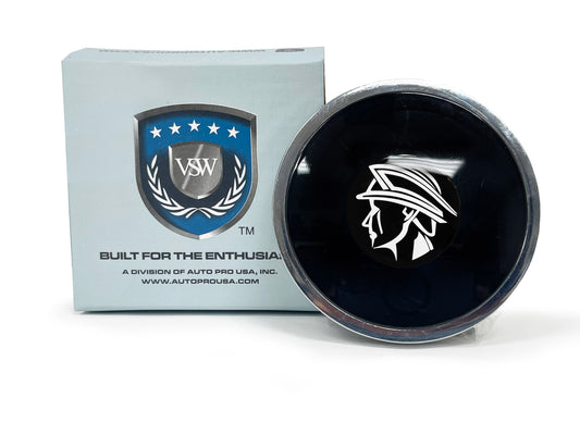 VSW 6-Bolt Deluxe Horn Button, Mercury Head Gel Emblem