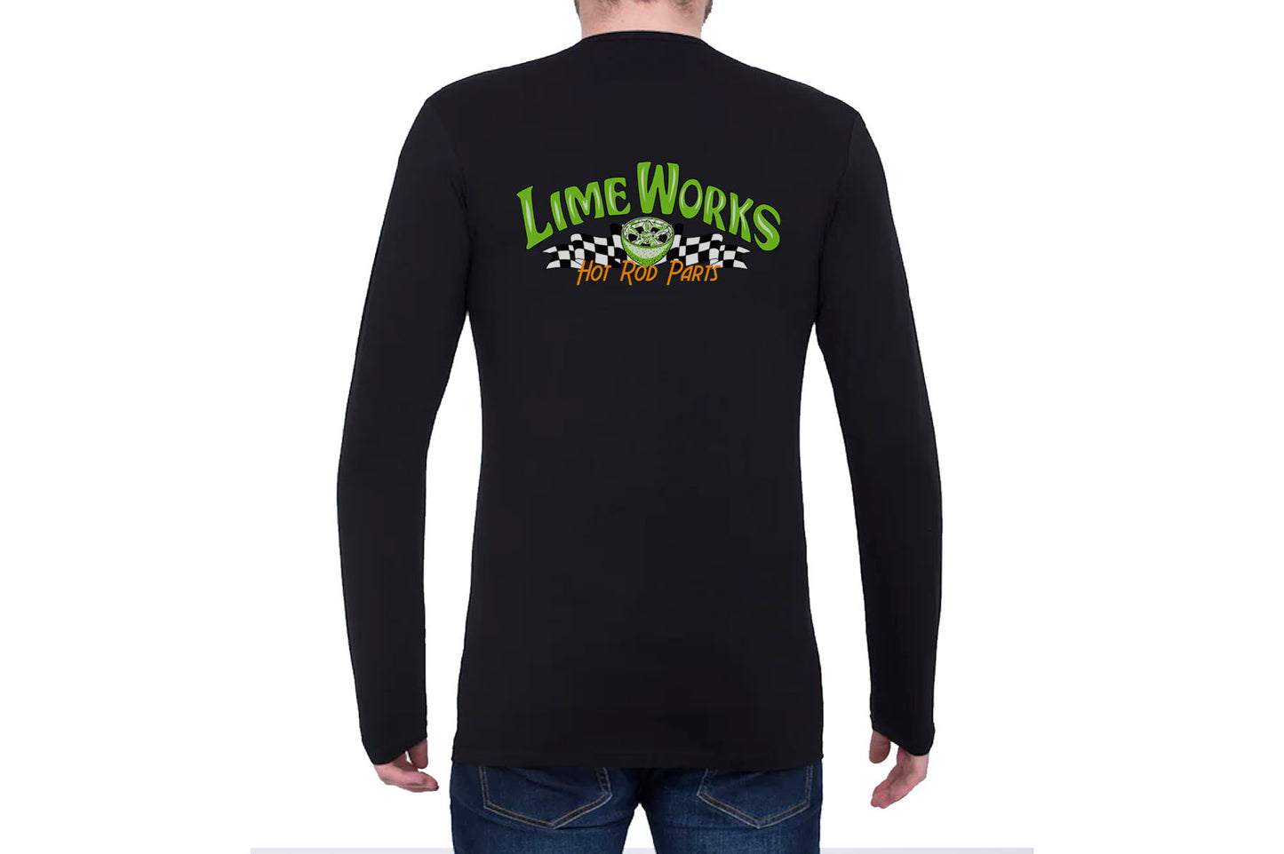 LimeWorks Long Sleeve T-Shirt Hot Rod Parts Design