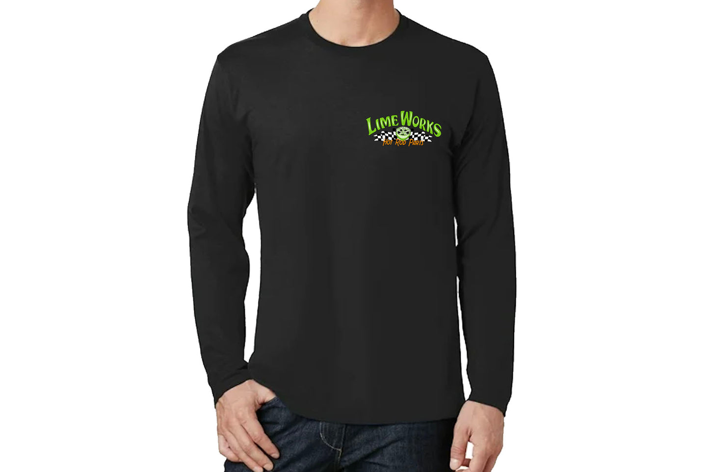 LimeWorks Long Sleeve T-Shirt Hot Rod Parts Design